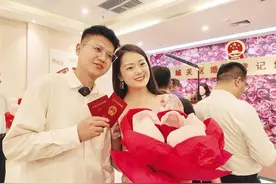 小满遇上“520”兰州市818对新人喜结连理图片