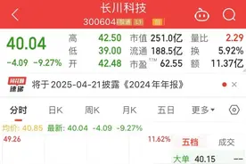 长川科技，被出具警示函图片