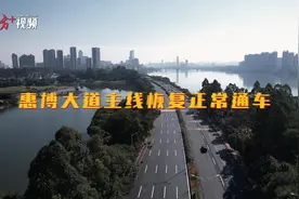 视频｜惠博大道主线恢复正常通车图片