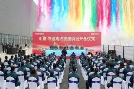 合作升级，山推·中通集约物流项目开仓图片