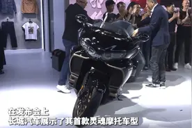 长城造的摩托车亮相北京摩展，这幅“灵魂”你喜欢吗图片