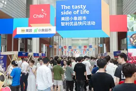 美团“30分钟快送超市”小象超市来了，智利优品快闪集市亮相杨浦图片