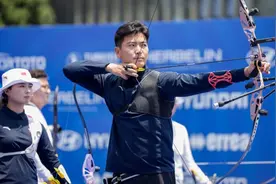 中国射箭队全力追赶老对手，“韩国队像大山，那我们就一步步向上爬”图片