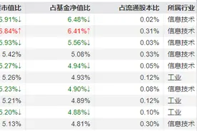 2024年四季度灵活配置型基金业绩冠军季报出炉，多只重仓股获得加仓，寒武纪、太辰光位列前两大重仓股图片