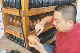陶埙手工制作传承人:让更多年轻人喜欢上这个来自远古的声音图片