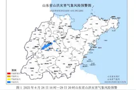 山东省水利厅和山东省气象局联合发布山东省山洪灾害气象预警图片