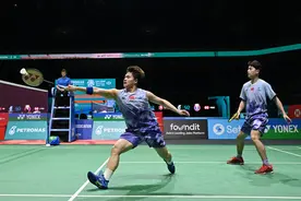 国羽两银收官奥尔良大师赛 梁伟铿/王昶男双摘银图片