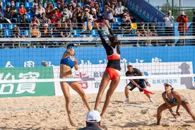 全国沙排锦标赛男女组冠军产生 35岁薛晨宝刀不老值得钦佩图片