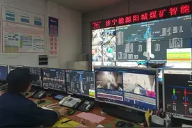 阳城煤电副井提升机引入尾绳偏摆AI智能识别装置图片