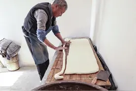 新春走基层｜坚守老手艺 手工挂面香图片