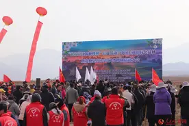 千亩公益林构筑黄河上游生态屏障 工行“绿色金融”助力高原添新绿图片