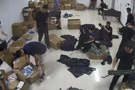 杭州一服装企业收到大量退货单，打开发现已被调包图片