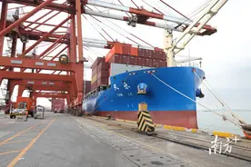 广州首条常态化直航巴西海运航线正式开通图片