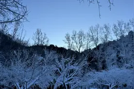 在金山岭长城看雾凇奇观！仿佛踏入冰雪童话世界图片