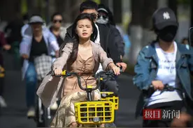 东湖绿道春日骑行热，市民尽享暖阳好时光图片