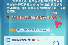 新华保险理赔案例 | 足不出户，三地联动，少儿重疾快速获赔200万图片