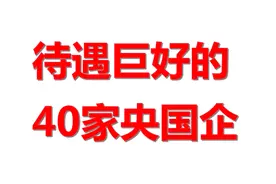 中国待遇最好的央国企不止10家，还有30家央国企 福利待遇巨好图片