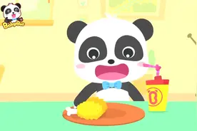 奇奇吃了带有细菌的食物，肚子好痛放屁屁，宝宝巴士动画片。视频封面