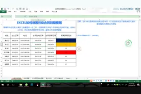 EXCEL合同到期没有及时提醒，会有大麻烦，这里可设置温馨提示视频封面