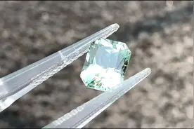 好奇宝石是怎么切割的嘛？一颗碧玺切割+科普#宝石切割视频封面