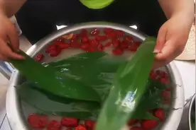 #粽子 注意江米提前泡    包好后小火煮一个小时#在家做美食视频封面