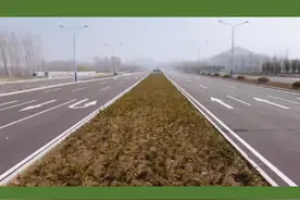 枣庄新城通往市中区、峄城区的世纪大道即将通车!时速100km，全程无信号灯👍