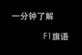 1 车 一分钟了解F1的旗语视频封面