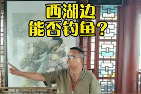 游客经常问，西湖边到底能不能钓鱼？#旅行大玩家 #dou游看世界 #萌知计划 @杭州小黑  视频封面