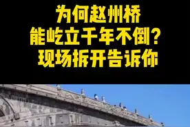 赵州桥为何能千年不倒，专家现场“拆解”告诉你答案#古迹视频封面