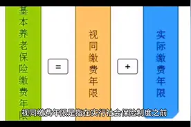 视同缴费年限是指在实行社会保险制度之前视频封面