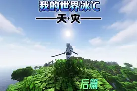 盛开的紫罗兰花在村庄绽放.#我的世界极限生存 #天灾整合包