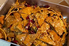 1分钟教会你自制冷吃豆干，麻辣鲜香做法简单又好吃#妈呀太香了