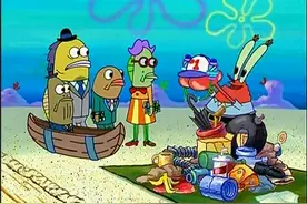 海绵宝宝46：蟹老板把奶瓶帽子以低价位卖给海绵宝宝，结果亏大了视频封面