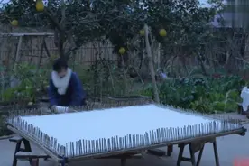李子柒古法弹棉花，你知道怎么弹棉花吗？跟着李子柒了解传统工艺视频封面