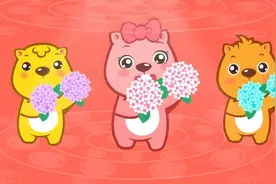 贝瓦儿歌：狗的尾巴长，兔子的尾巴短，松鼠的尾巴像把伞！