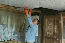 用最简单的方法给老房子翻新吊顶,做出来效果太好了,造价还不贵