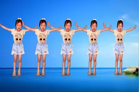 五岁萌娃小天使自创舞蹈《数鸭子》二四六七八，一百遍听不够视频封面